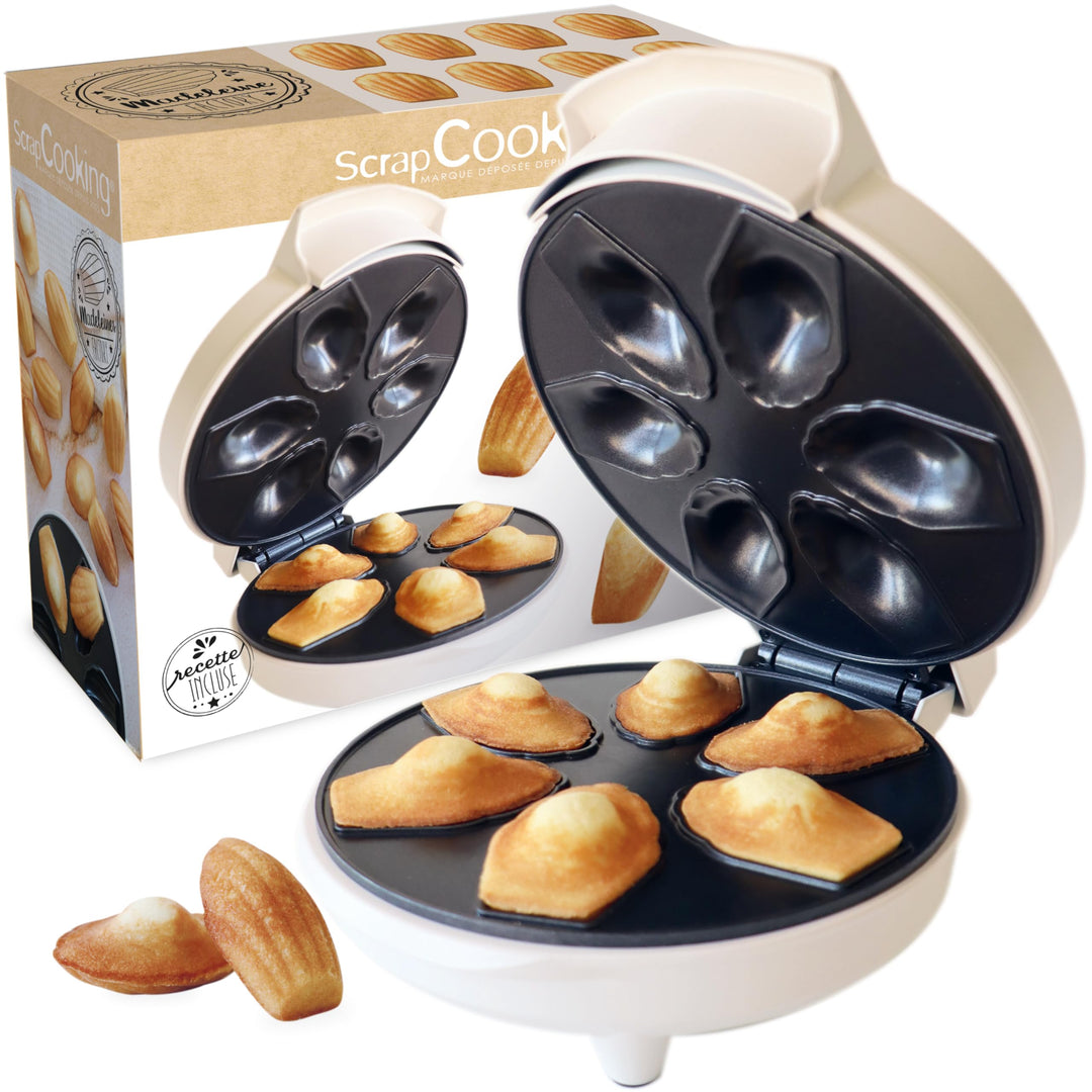 ScrapCooking - Madeleines-Maschine - Madeleines Factory - Weiche Madeleines in 4 Minuten - Geschenki