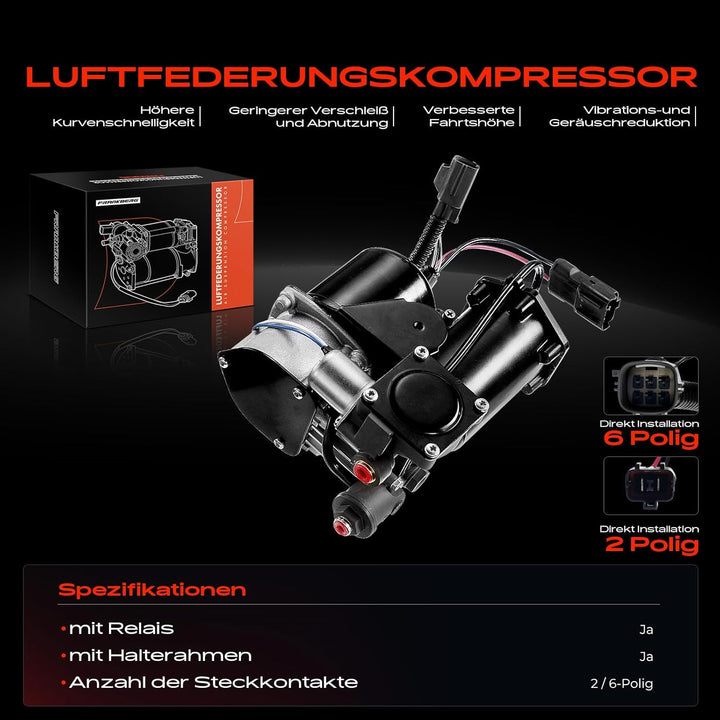 Frankberg Luftfederung Kompressor Kompatibel mit Discovery III L319 LA TAA 2004-2009 Discovery IV L3