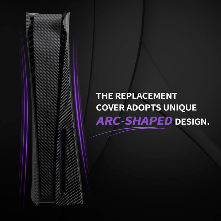 eXtremeRate Re-Design eXcover Shell für ps5 Konsole Disc Edition, Intergriert Abdeckung Seitenplatte