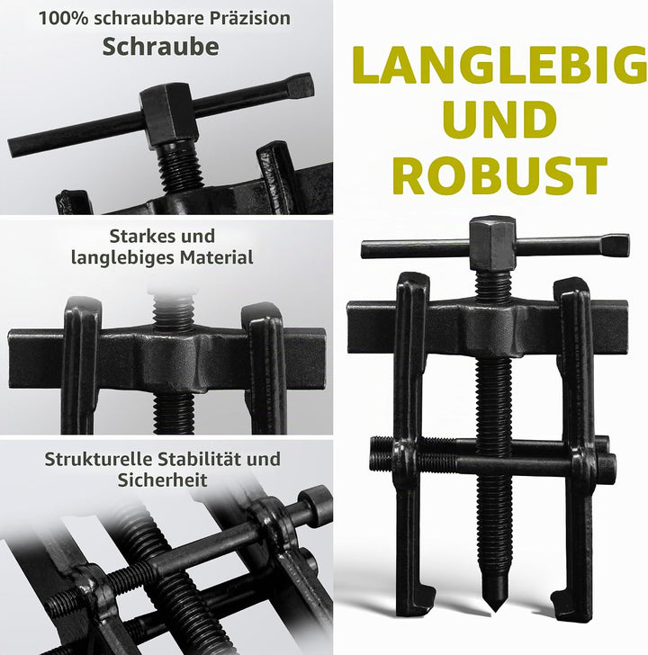 4 Abzieher Werkzeug 2''/3''/4''/6'' mit 2-Backen Lagerabzieher kugellager Abzieher Satz Für Motorrad