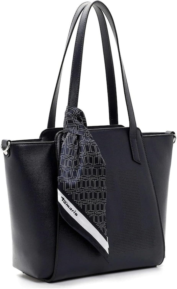 Tamaris Shopper Lana 32041 Damen Handtaschen Uni Einheitsgrösse Blue 500, Einheitsgrösse Blue 500