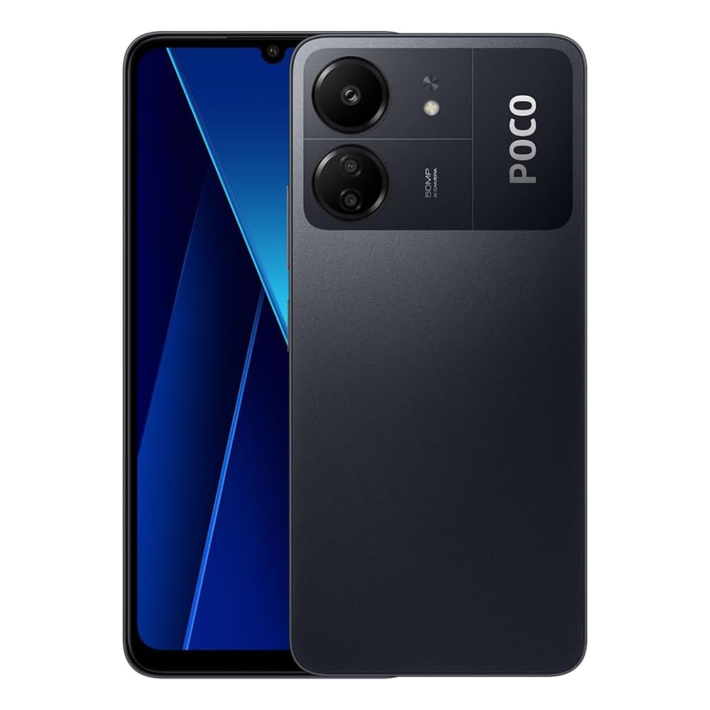 Xiaomi Poco C65 Smartphone 6,74 Zoll AMOLED DotDisplay, 256GB, 8GB RAM, Schwarz Schwarz 8GB+256GB, S