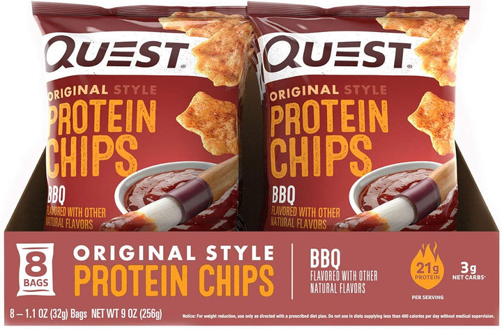 Quest Chips BBQ 8/box, 256 g