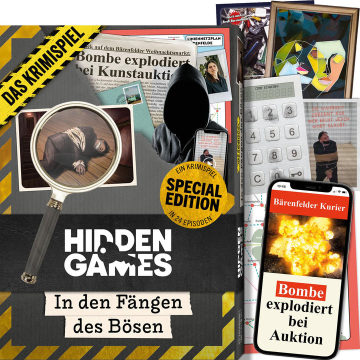 Hidden Games Tatort - In den Fängen des Bösen - Krimispiel - (Special Edition) - Mordfall lösen Spie