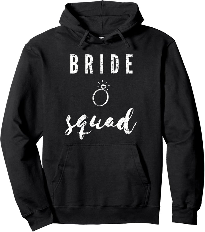 Bride Squad Team Braut Brautdusche lustig trinken Pullover Hoodie