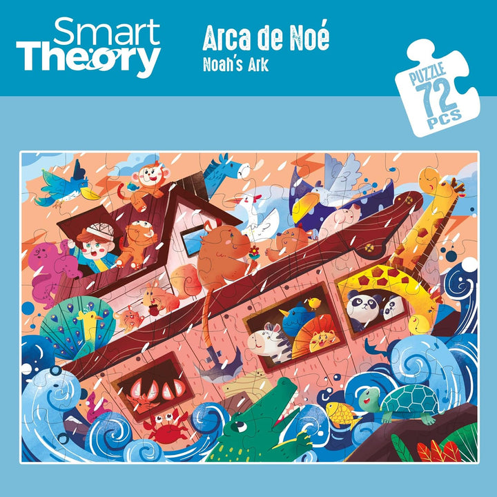 COLORBABY 49736 - Arche Noahs Puzzle 72 Teile/Kinderpuzzle, Lernspielzeug/Puzzles für Jungen und Mäd