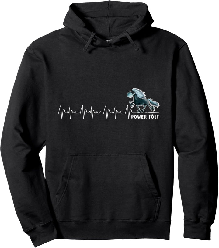 Heartbeat Power Tölter Islandpferd T-Shirt I Herzschlag Pullover Hoodie