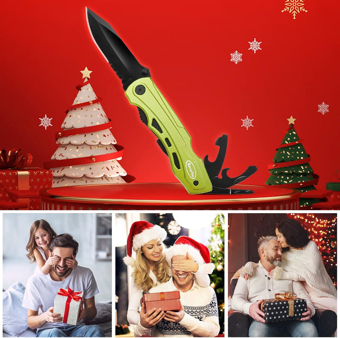 RoverTac Tasche Multitool Messer für Männer Geschenke, Geschenke für Männer Ihn Ehemann Freund, Männ