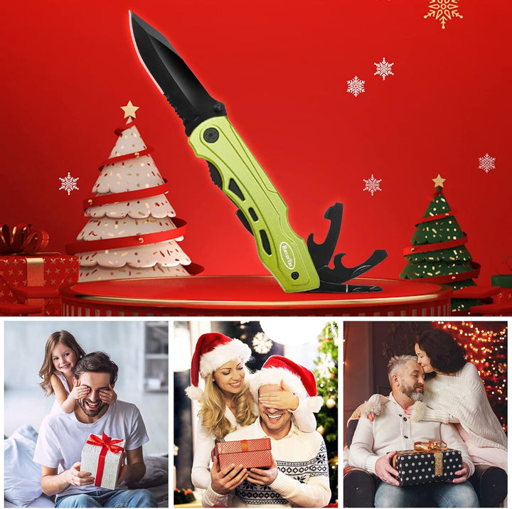 RoverTac Tasche Multitool Messer für Männer Geschenke, Geschenke für Männer Ihn Ehemann Freund, Männ