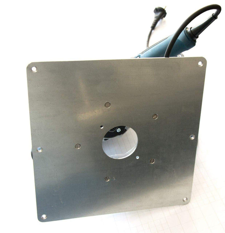 Tuneon Platte Einlegeplatte Stahl Frästisch für Bosch Profi GOF 1250 CE Oberfräse