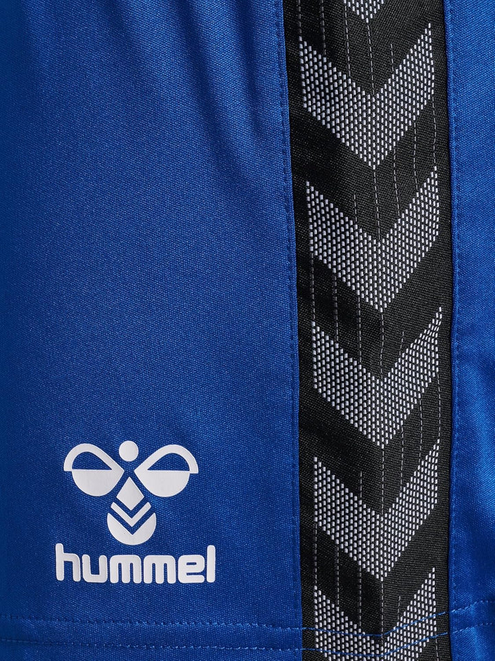 hummel Damen Shorts Hmlauthentic Pl Shorts Woman XS Blau, XS Blau