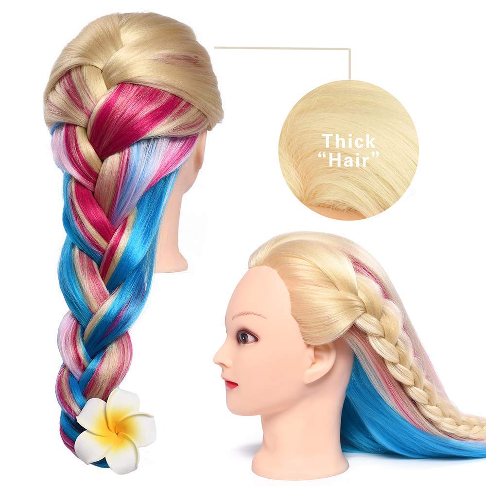TopDirect 75cm/29.5 Zoll Trainingsköpfe für Friseure Übungskopf Friseurkopf Friseursalon Puppenkopf