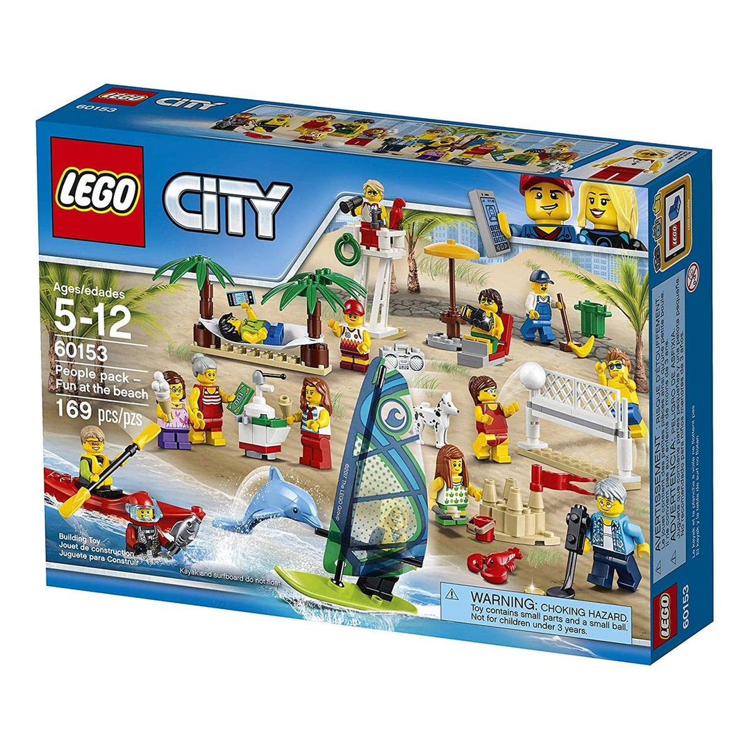 LEGO City 60153 - "Stadtbewohner – EIN Tag am Strand Konstruktionsspiel, bunt