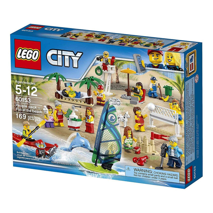 LEGO City 60153 - "Stadtbewohner – EIN Tag am Strand Konstruktionsspiel, bunt