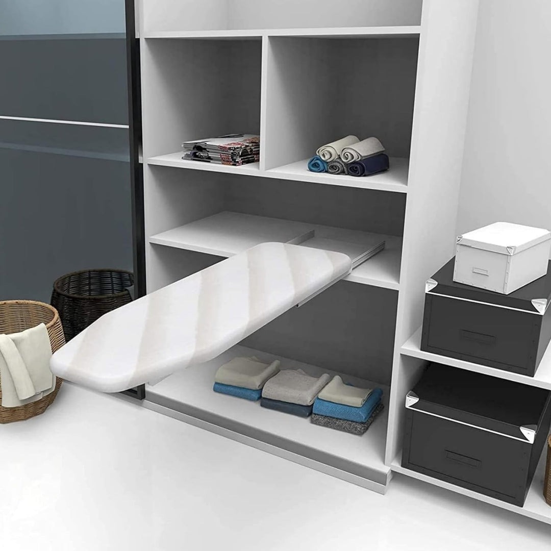 Mosegor Ausziehbares Bügelbrett für Möbel Klappbares Tischbügelbrett Verstecktes Bügelbrett für den