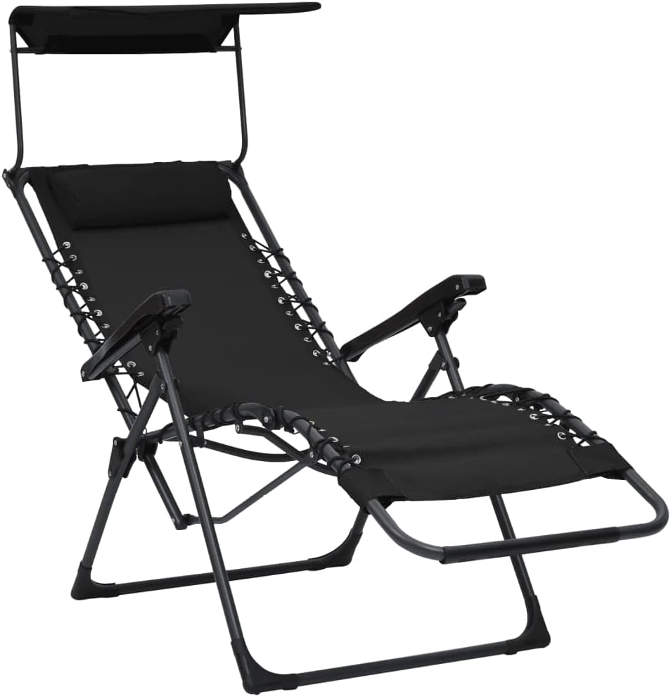 vidaXL 2X Liegestuhl Klappbar Gartenstuhl Sonnenliege Relaxliege Gartenliege Strandliege Campingstuh