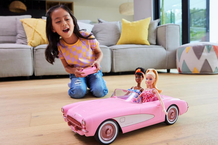 Hot Wheels Ferngesteuertes Auto, R/C Barbie Corvette - ferngesteuertes Fahrzeug, 1956 Corvette Sting