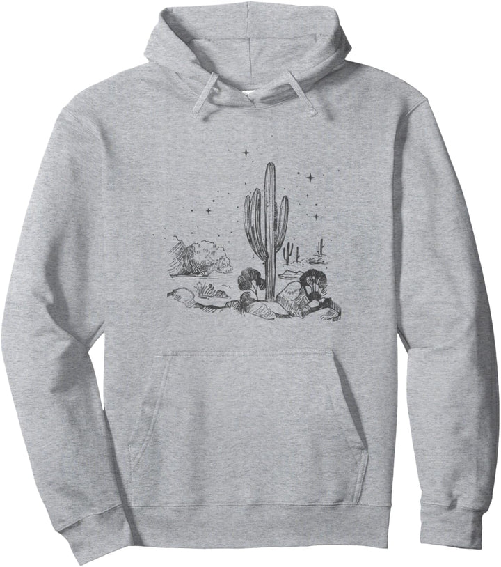 Trendy Desert Stars Wander The West Desert Night Scene Pullover Hoodie