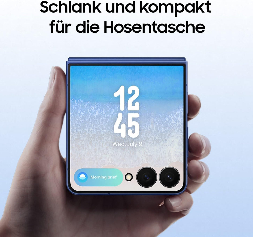 Samsung Galaxy Z Flip7 AI Smartphone mit Galaxy AI, KI-Handy mit Android, Faltbares Design, Infinity