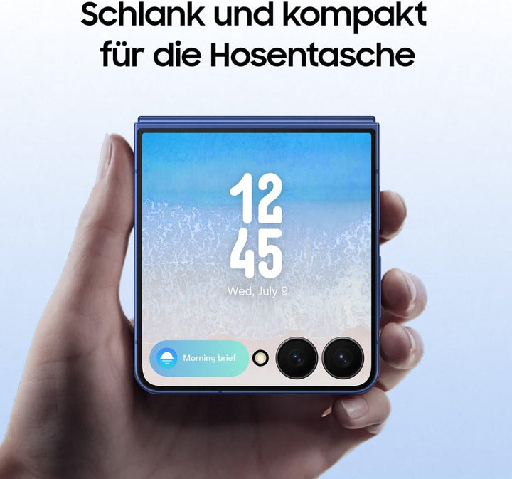 Samsung Galaxy Z Flip7 AI Smartphone mit Galaxy AI, KI-Handy mit Android, Faltbares Design, Infinity