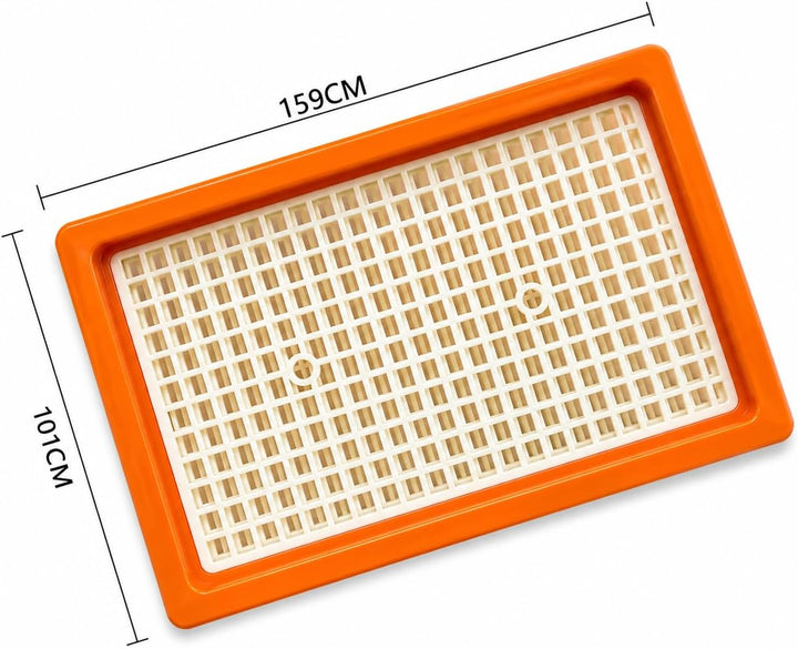 M&amp;M Smartek 2x Flachfaltenfilter für Kärcher WD4-WD6/MV4-MV6 | Passgenauer Kassettenfilter für Nass-