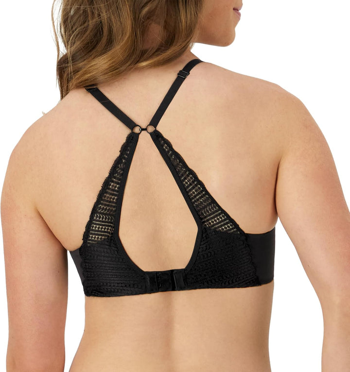 Maidenform Damen Comfort Devotion Embellished Bra BH 75E Schwarz, 75E Schwarz
