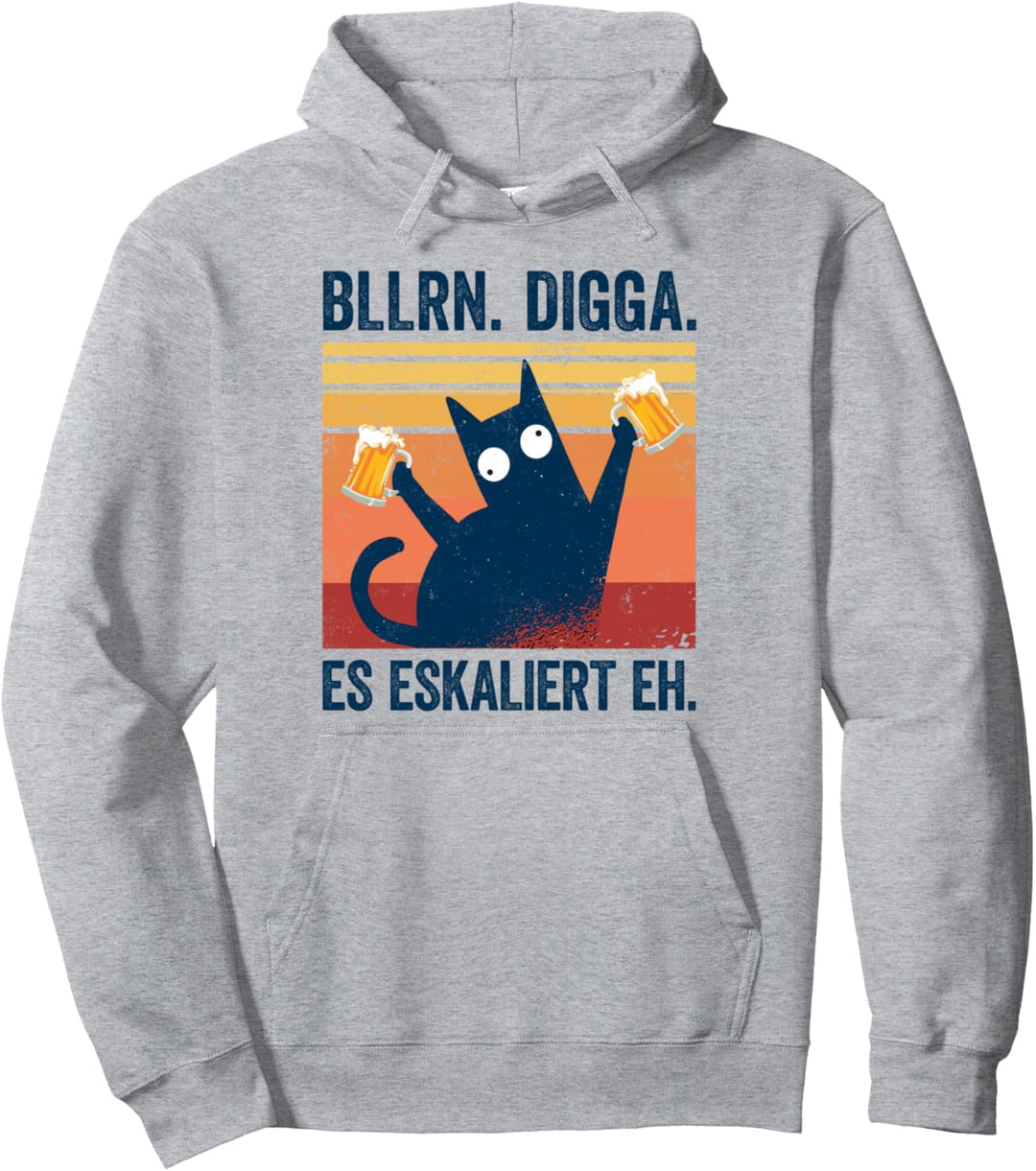 Ballrn Digga Es Eskaliert Eh Shirt Bier Party Saufsprüche Pullover Hoodie