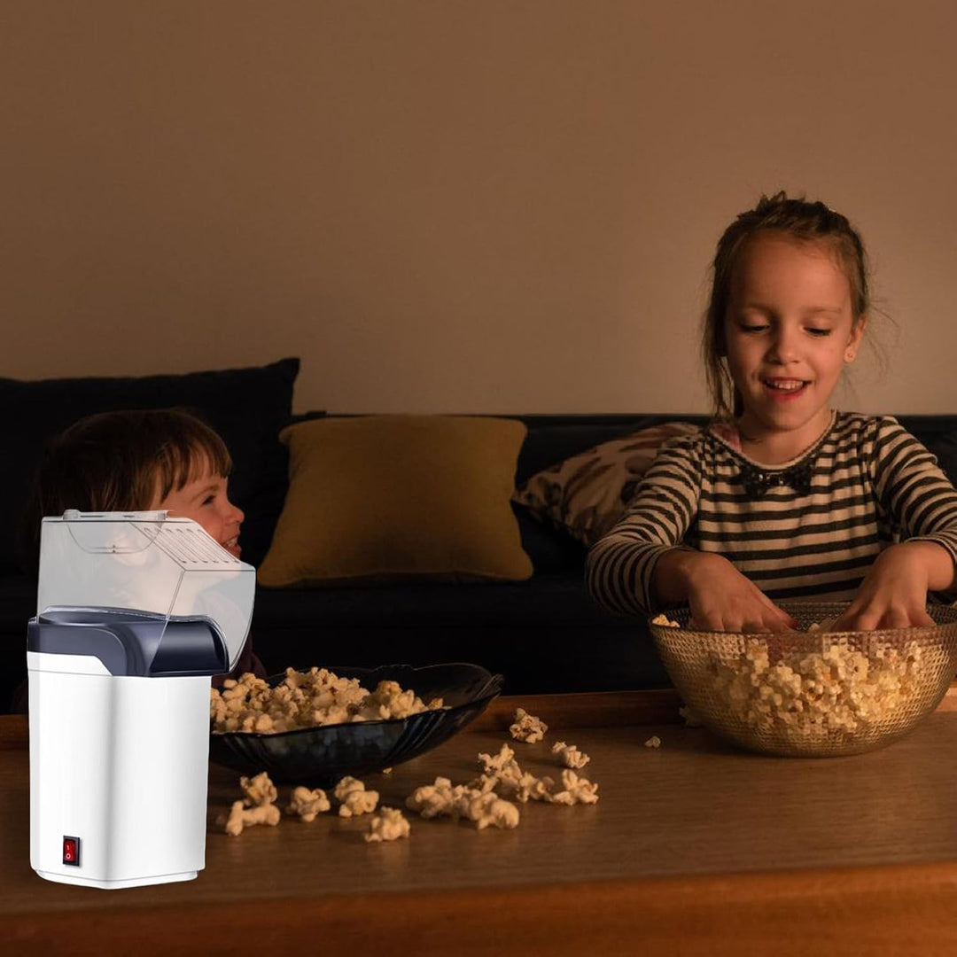 Popcornmaschine, 1200W Fettfrei Popcorn Maker ohne Öl, Heissluft Popcorn Maker, Schnelles Popcorn in