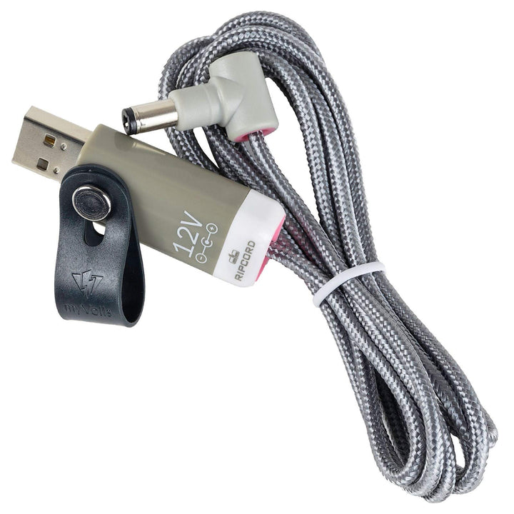 myVolts Ripcord-USB-Ladekabel mit 12V DC Ausgangsstecker kompatibel mit TC-Helicon VoiceLive 3 Vocal
