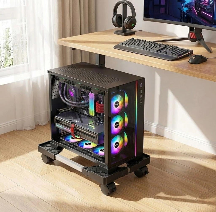 PC-Halterung für unter dem Schreibtisch, Desktop-Halterung, Zubehör für PC Gamer, geeignet für Compu