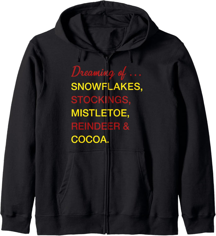 Trendy Christmas Dreams Kapuzenjacke