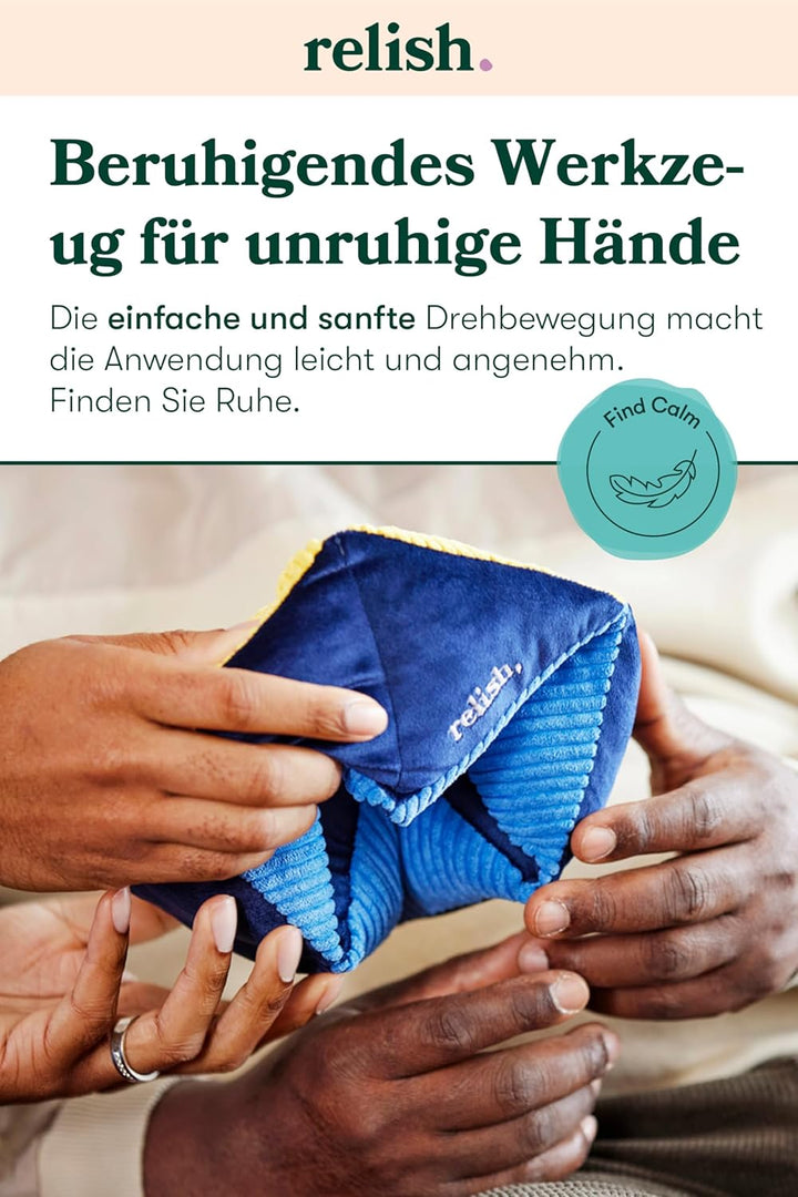 Relish - Taktile Turn Sensory Activity, Fidget Toy, Soft Comfort Produkt mit kontrastierenden Farben