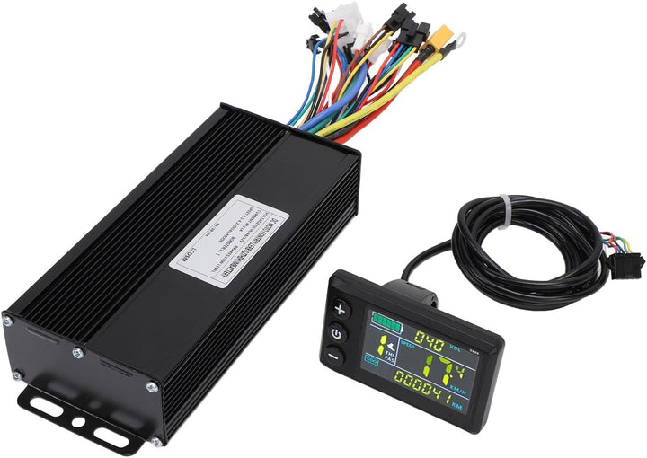 BuyWeek Elektrofahrrad Brushless Motor Controller Kit, 36V 48V 52V 1500W 2000W 40A 3 Modus Sinuswell