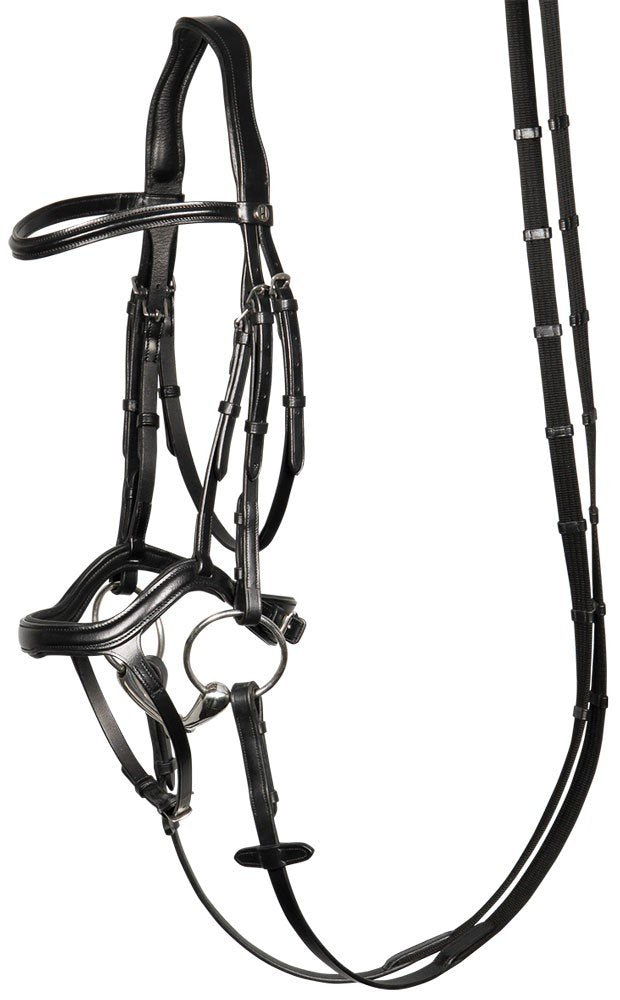 Harry's Horse Hoofdstel Anatomic, Farbe:schwarz, Grösse:cob cob schwarz, cob schwarz