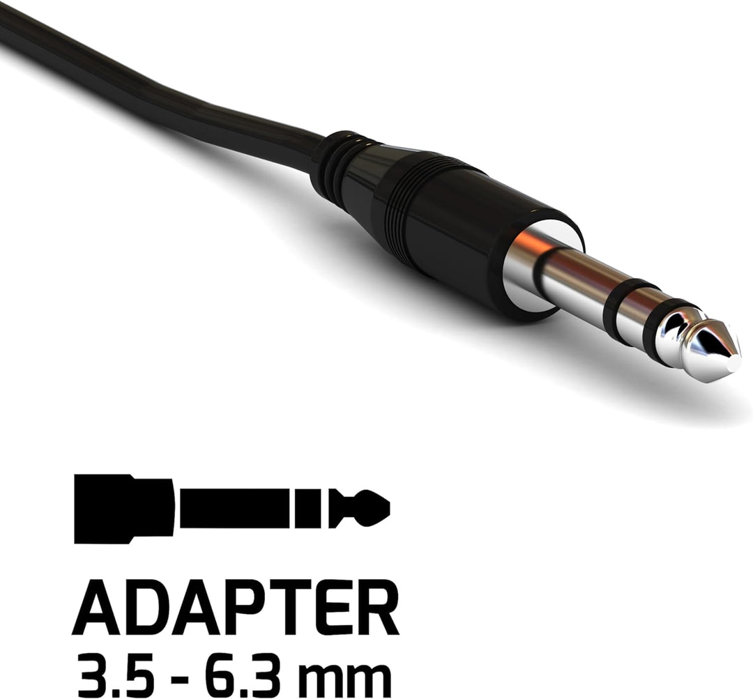 Meliconi | HP 50 Plus - Kopfhörer mit Audiokabel 5 m (3,5-mm-Klinkenstecker) ideal für TV