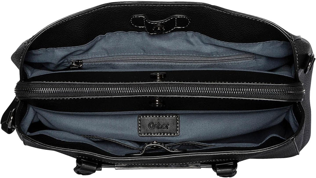 Gabor Tasche Damen, Lora, 40x10,5x29,5 cm, Gabor Tasche Damen Schwarz, Schwarz
