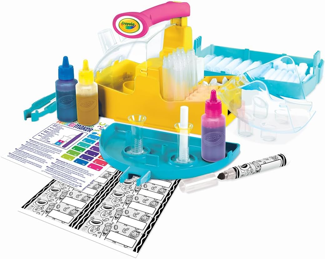 CRAYOLA - Marker Maker Silly Scents, Labor für Neon-Parfümstifte, Erstellen Sie Ihre eigenen duftend