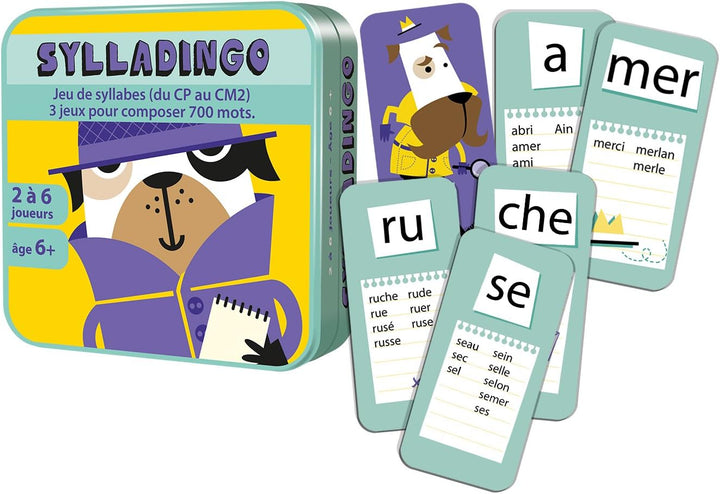 Cocktail Games Aritma SyllaDingo Orthographie Vokabelkartenspiel