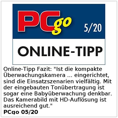 7links 360 Grad Kamera: Mini-Akku-HD-Überwachungskamera mit 360°, 960p, Nachtsicht, WLAN, App (Decke