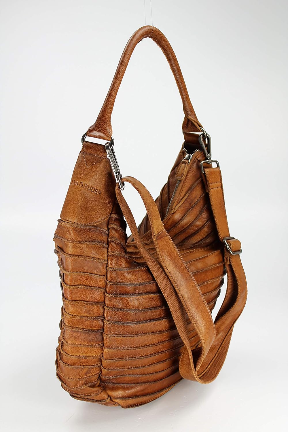 FREDsBRUDER Handtasche Riffeltier S Einheitsgrösse Cognac (Braun), Einheitsgrösse Cognac (Braun)