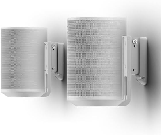 Flexson Wandhalterung für Sonos ERA100 - Weiss (Paar) Paar Weiss, Paar Weiss