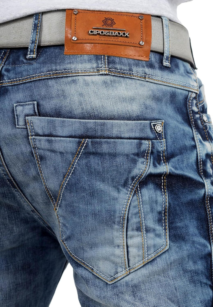 &amp; Baxx A-001-cbhjs057 - Jeans Herren, 38W / 32L Frostblau