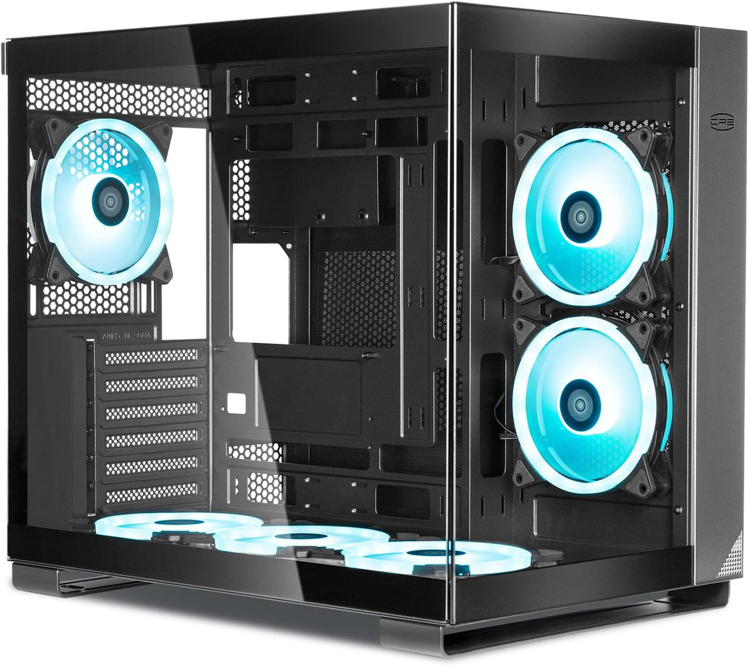 CPS C3T500 ARGB Sales Kit Tower ATX-Gehäuse, PCCOOLER Tower-PC-Gehäuse, 6 120 mm ARGB-Lüfter, kompat