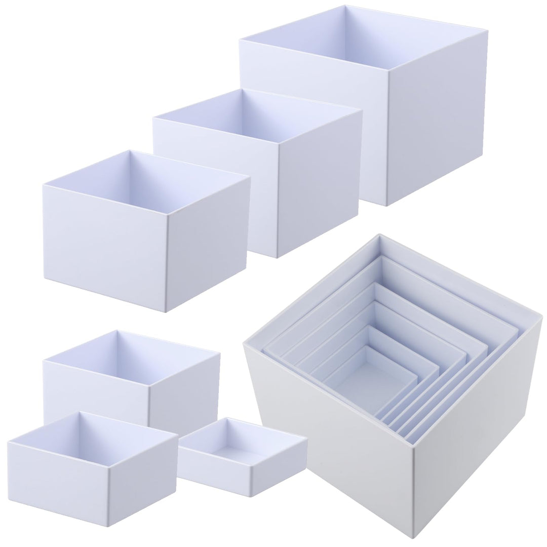 6 Stück Tortenständer Cube, Cupcake Ständer, Buffet Ständer Hohlen Böden, Wiederverwendbar Etagere W