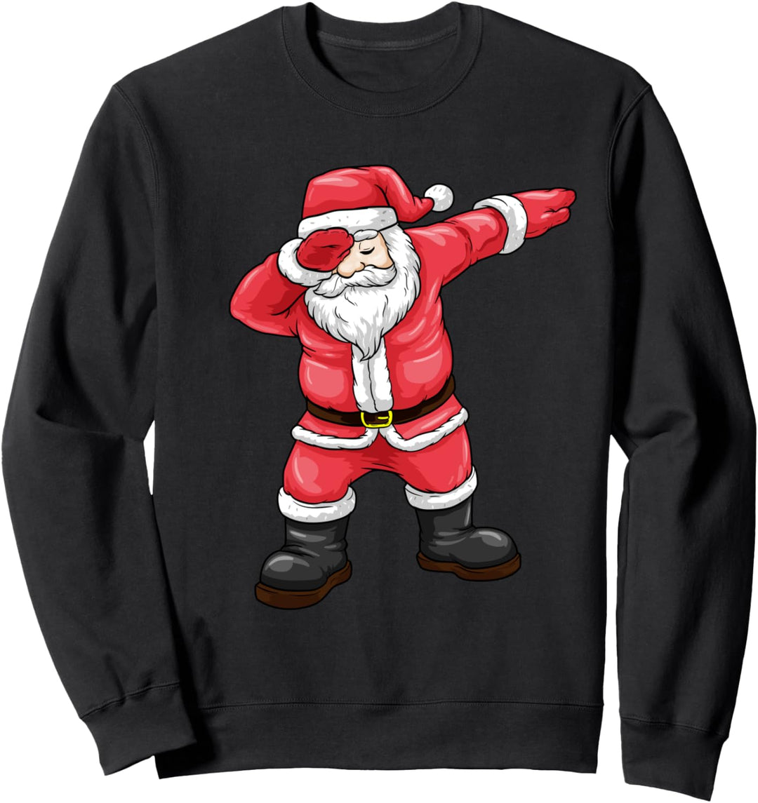 Dabbing Weihnachtsmann Weihnachten Christmas Outfit Sweatshirt