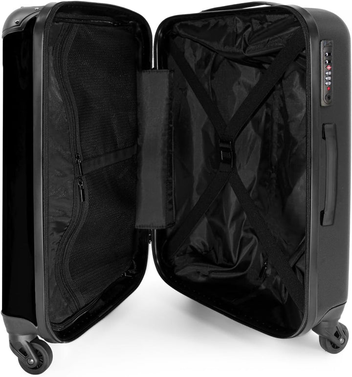 Handgepäck Koffer, Reisekoffer Mit Rollen, Hartschalenkoffer, Trolley, Suitcase, TSA Schloss, Graffi