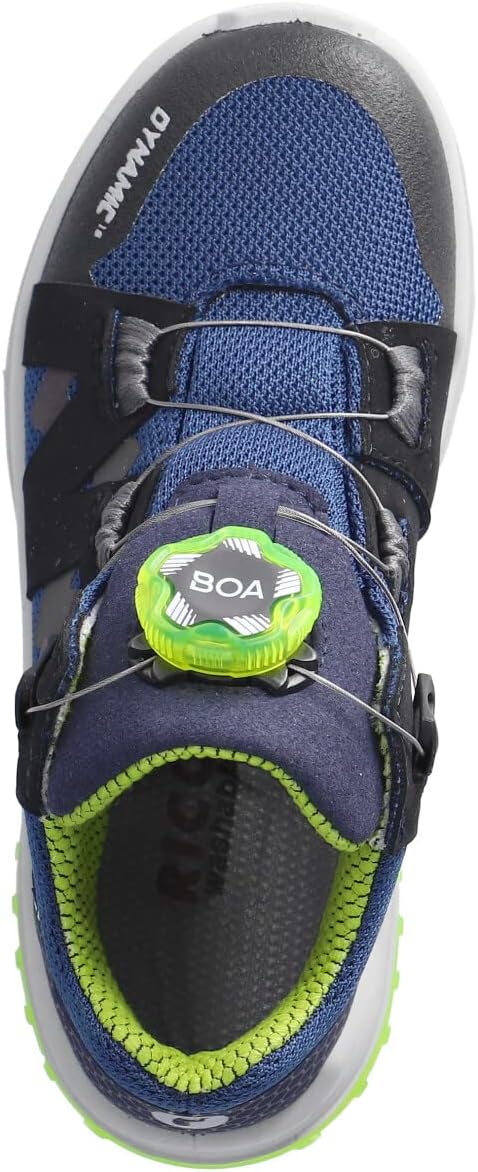 RICOSTA Jungen Stiefel Runner,Kinder Boots,lose Einlage,RicostaTEX,BOA 35 EU Jeans, 35 EU Jeans