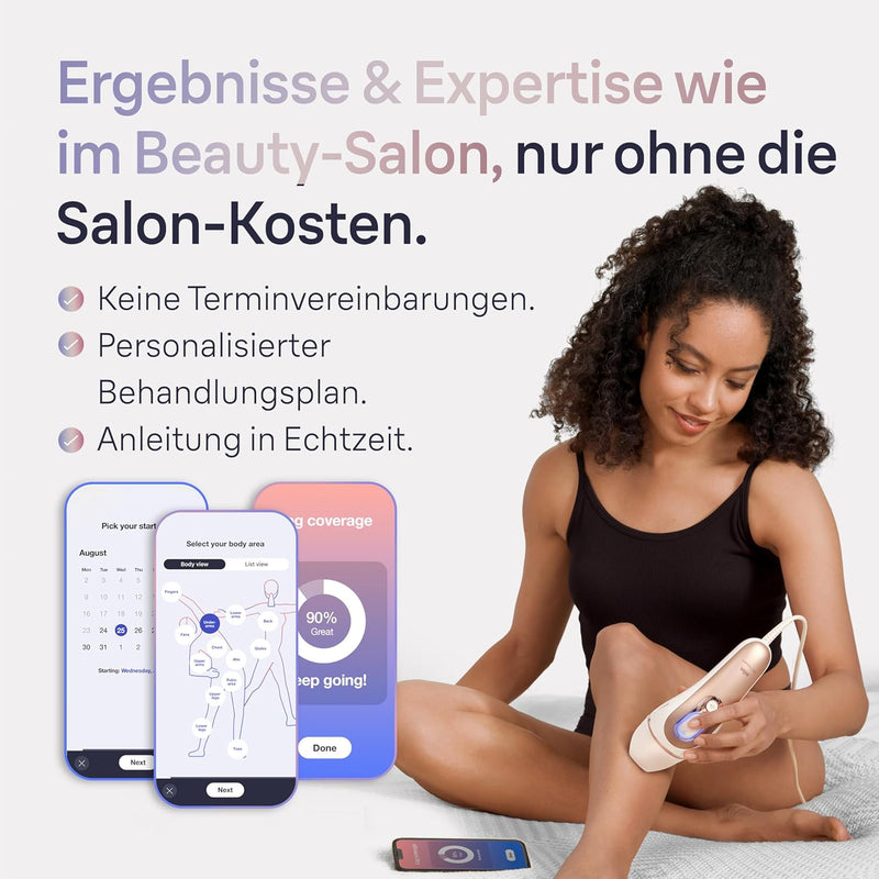 Braun Smart IPL 7 Skin i·expert, Gratis App, Haarentfernungsgerät Damen, 3 Aufsätze, sichtbare Haare