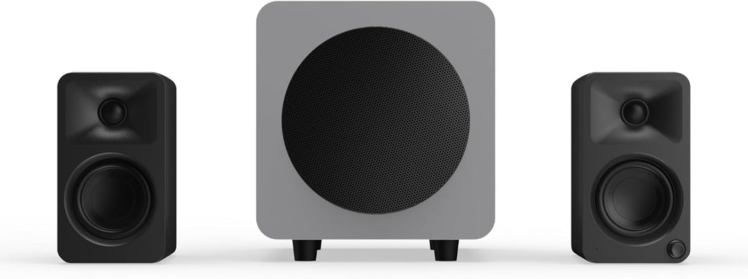 Kanto SUB6 Sealed Powered Subwoofer | 200W Peak Power | 6” Woofer | Quick & Accurate Bass | Ultra-co