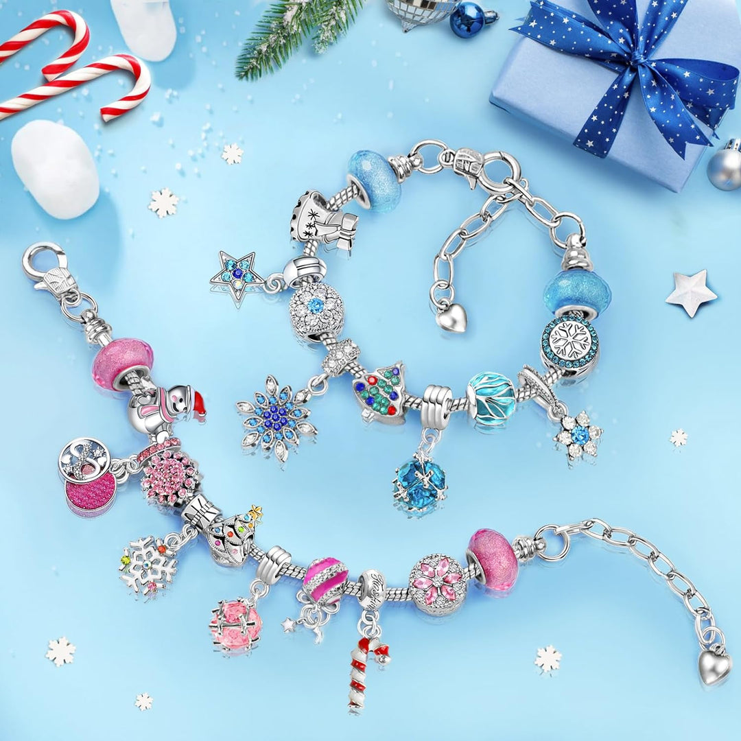 KAZATE Adventskalender 2023 Kinder Mädchen, Weihnachtskalender Schmuck für Frauen, 24 Füllung Bastel